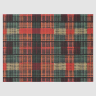 Cosy Knit Patchwork - Vintage Boho Autumn Style Tissue Paper