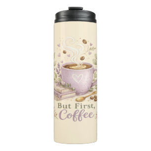 Cosy Lavender Watercolor Coffee Thermal Tumbler