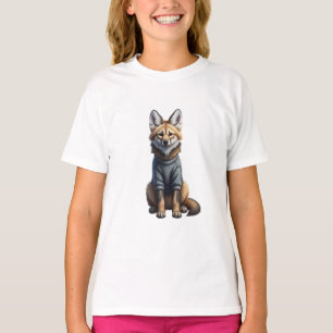 Cosy Maned Wolf Puppy Kids T-Shirt