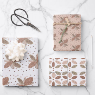 Cosy Mocha Wrapping Paper Sheet