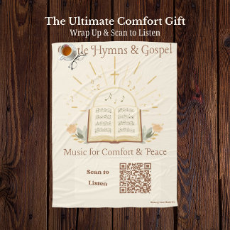 Cosy Music Therapy QR Code Blanket - Classic Hymns