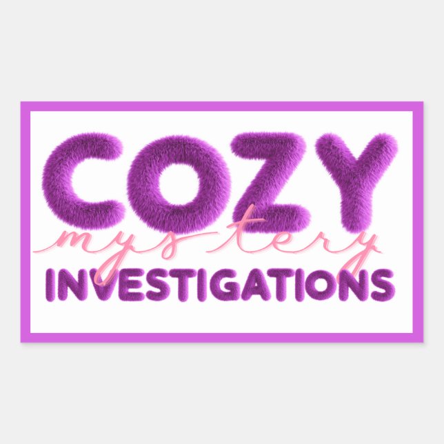 Cosy Mystery Investigations Stickers (Front)