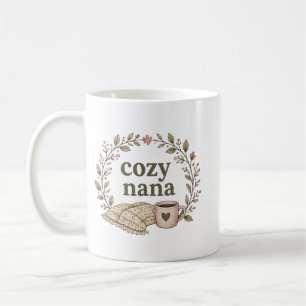 Cosy Nana's Kitchen Boho Floral Design Cute Gift Coffee Mug
