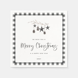 Cosy Nature Christmas Party Napkin