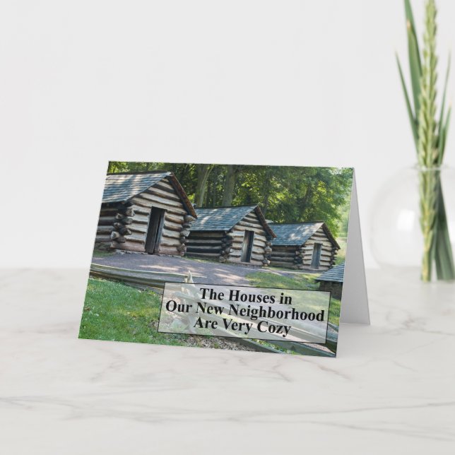 Cosy Neighbourhood - Funny Change of Address Announcement (Front)