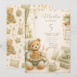 Cosy Pajama Birthday Invitation