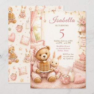 Cosy Pajama Birthday Invitation