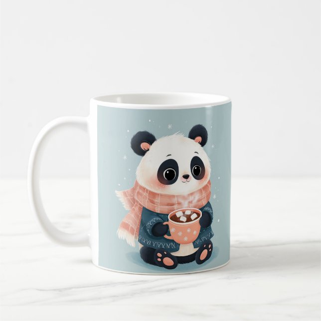 Cosy Panda's Cocoa Coffee Mug (Left)