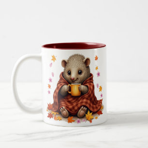Cosy Pangolin Mug - Pangolin in Blanket Coffee