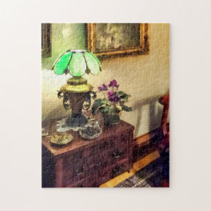 Cosy Parlour with Flower Petal Lamp Jigsaw Puzzle