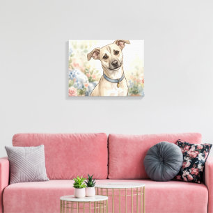 Cosy Pet Lover Design LinaPawStudio Canvas Print
