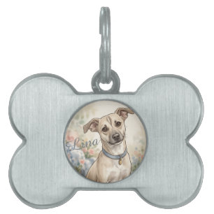 Cosy Pet Lover Design LinaPawStudio ID Tag