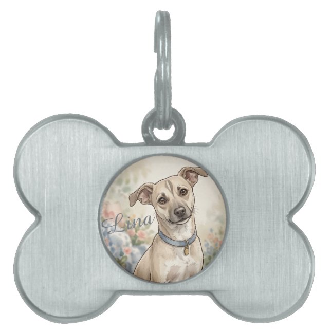 Cosy Pet Lover Design LinaPawStudio ID Tag (Front)