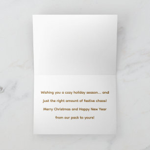 Cosy Pets Christmas Card