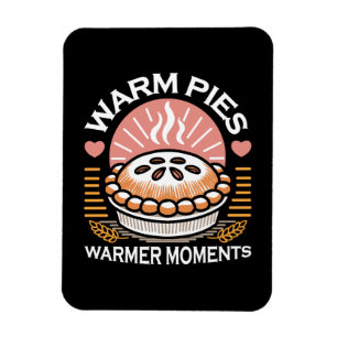 Cosy Pie Illustration: Warm Pies Warmer Moments Magnet