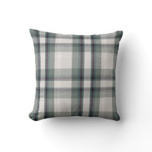 Cosy Plaid Winter Flannel Inspired Throw Pillow