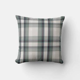 Cosy Plaid Winter Flannel Inspired Throw Pillow