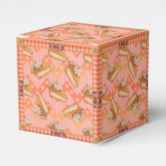 Cosy Pumpkin Pie Pattern Favour Box