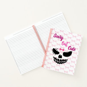Cosy Pumpkin & Pink Bow Notebook