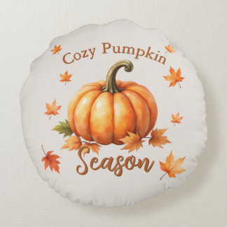 Cosy Pumpkin Season - Fall Throw Pillow