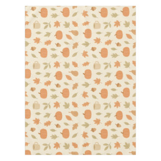 Cosy Pumpkin Spice Autumn Seamless Pattern Tablecloth
