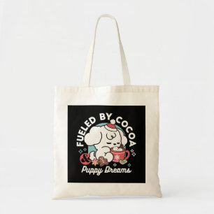 Cosy Puppy Dreams – Hot Chocolate and Christmas Tote Bag