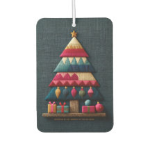 Cosy Quilted Fabric Texture Christmas Tree