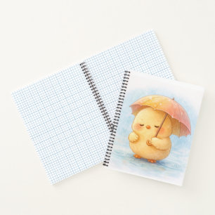 Cosy Rainy Day Alma Chick Cute Notebook