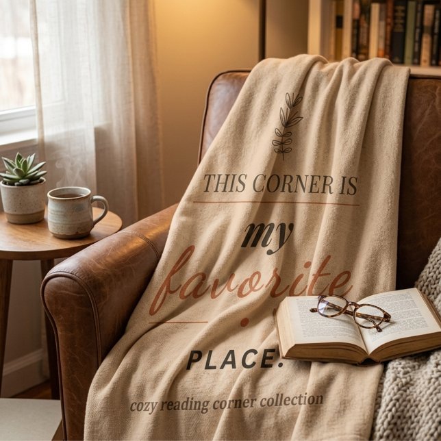 Cosy Reading Corner Throw Blanket  (Creator Uploaded)