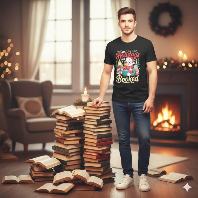 Cosy Reading Duck Holiday Season Book Lover T-Shirt (Creator Uploaded)