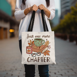 Cosy Reading Just One More Chapter Book Lover Tote Bag