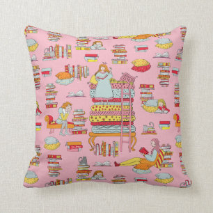 Cosy reading - Princess and the pea Cushion