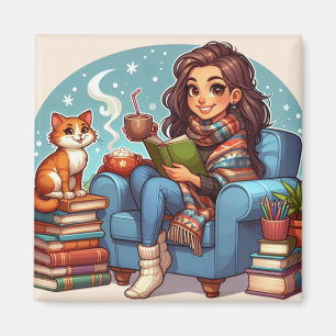 Cosy Reading Time Magnet