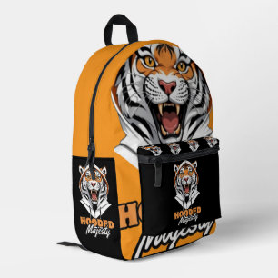 Cosy Roar   Tiger Street Art Design Printed Backpack