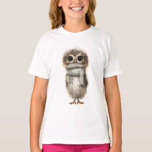 Cosy Scarf Baby Owl Kids T-Shirt