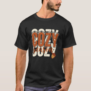 Cosy Season Autumn Acorn Fall Harvest Pumpkin Desi T-Shirt