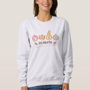 Cosy Season Fall Leaves Sweatshirt
