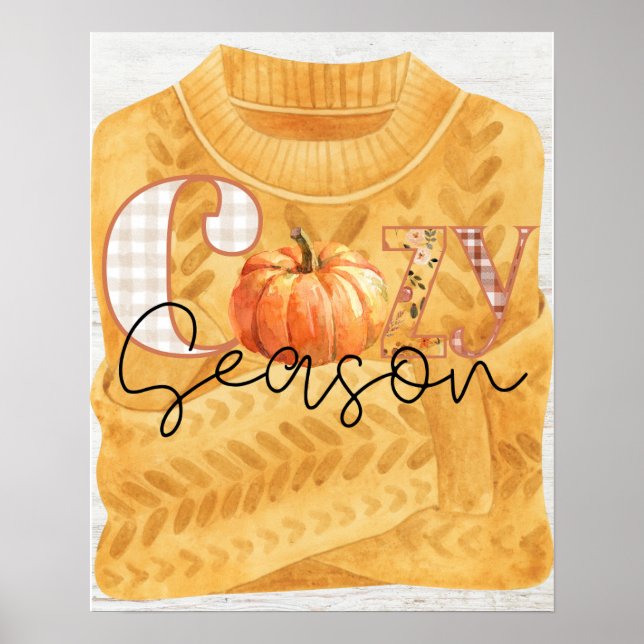 Cosy Season, Fall Wall Decor (Front)