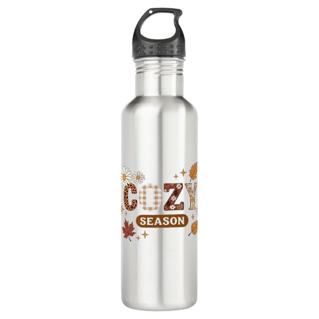 Cosy Season Oversized T-Shirt 710 Ml Water Bottle (Front)