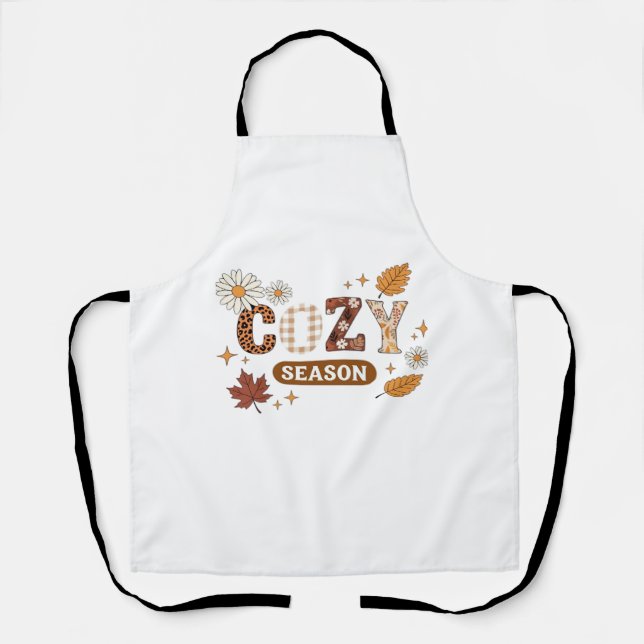 Cosy Season Oversized T-Shirt Apron (Front)