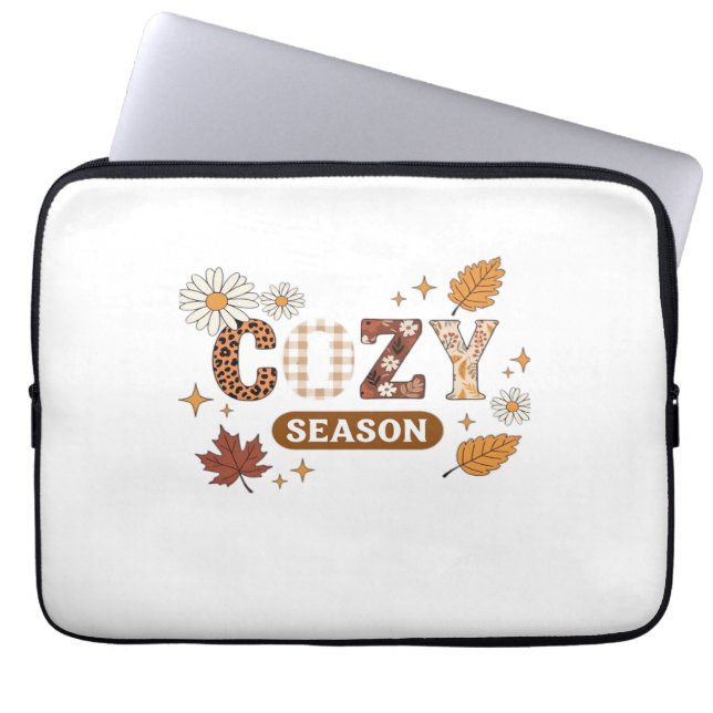 Cosy Season Oversized T-Shirt Laptop Sleeve (Front)