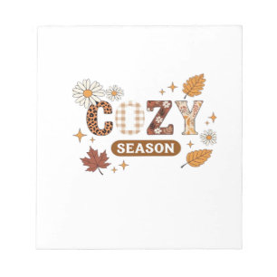 Cosy Season Oversized T-Shirt Notepad