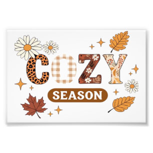 Cosy Season Oversized T-Shirt Photo Print