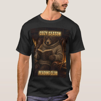 Cosy Season Reading Club Shirt Bookish Bear