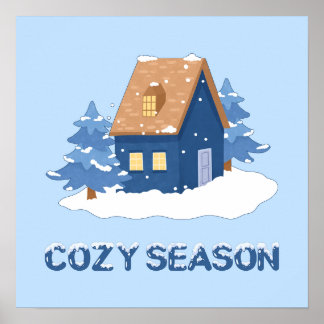 Cosy Season Winter Holiday Poster