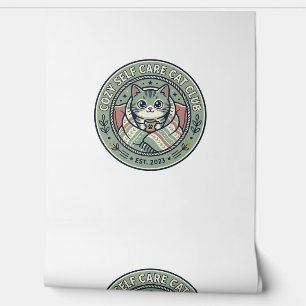 Cosy Self Care Cat Cat Graphic Tee Art - Cosy Self Wallpaper