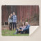 Cosy sherpa personalised photo blanket - keepsake