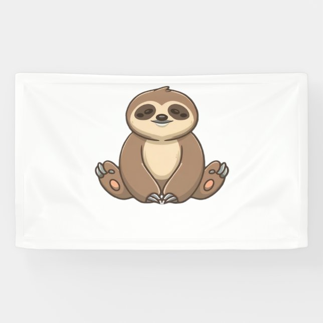Cosy Sloth Classic T-Shirt Banner (Horizontal)