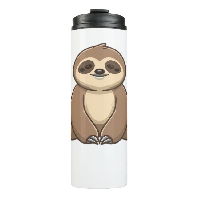 Cosy Sloth Classic T-Shirt Thermal Tumbler (Front)