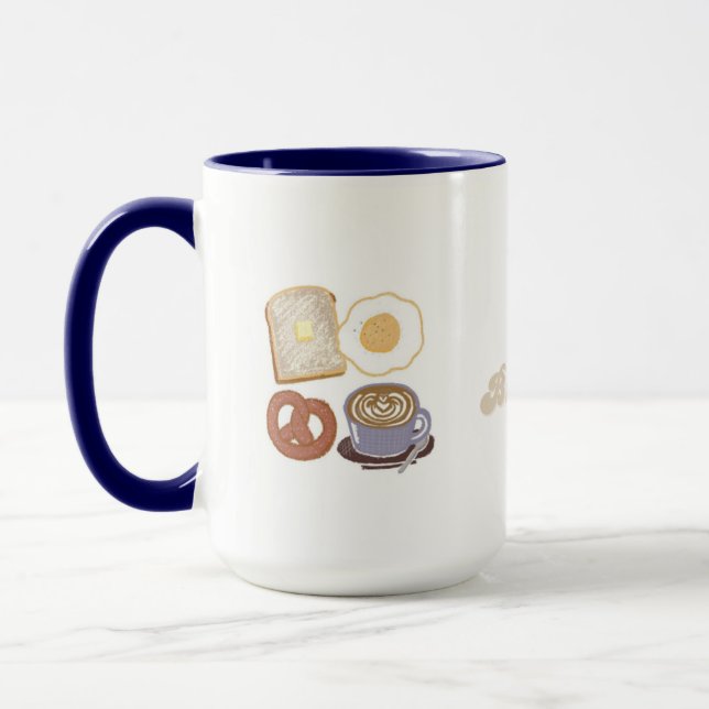 Cosy, Slow Mornings Breakfast Mug (Left)
